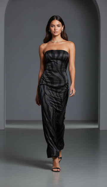 Black Velvet Elegance Dress