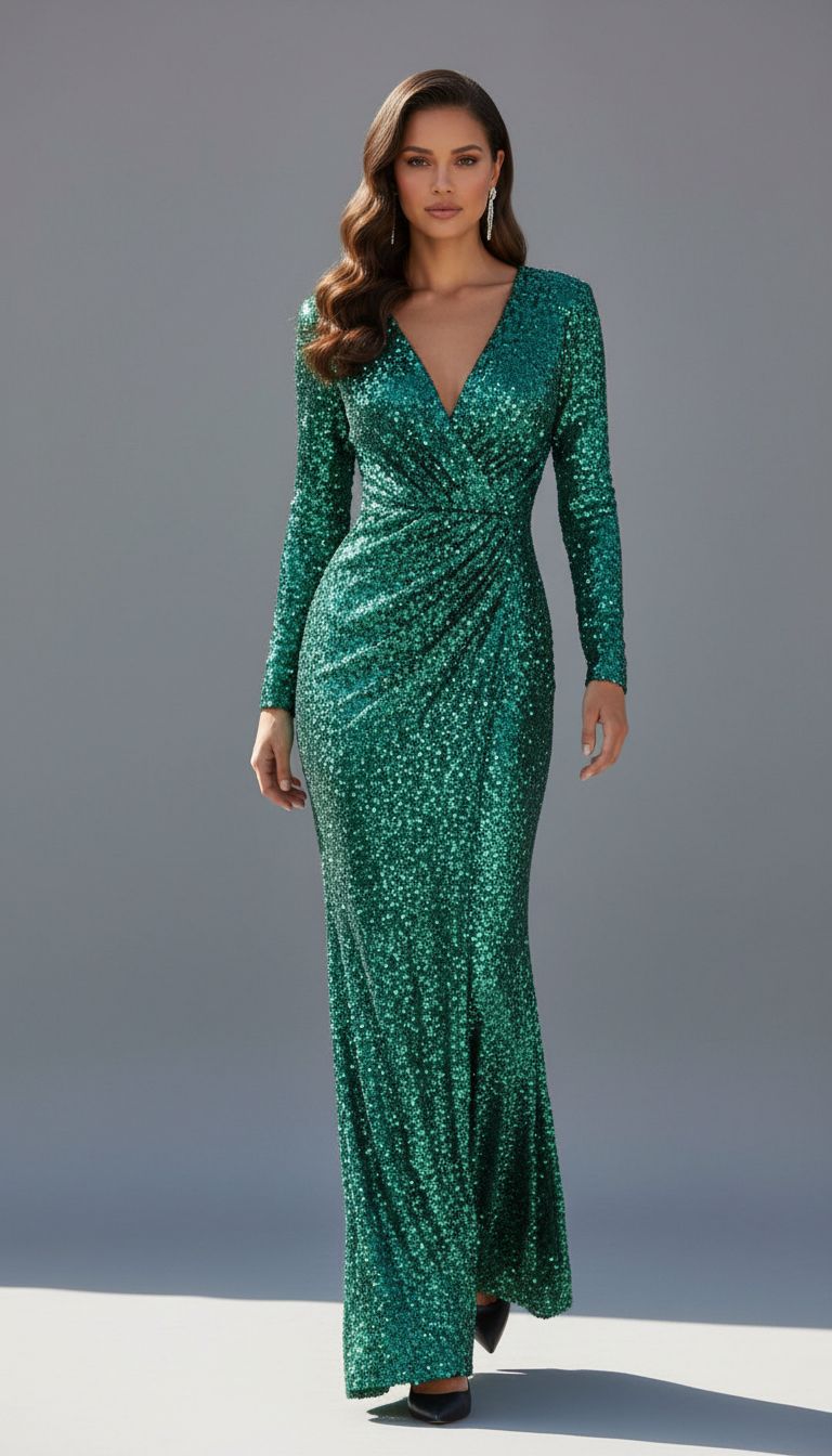 Glittering Ivy Gown