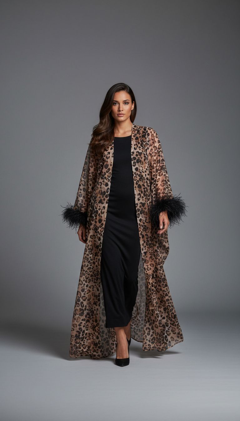 Tiger Feather Abaya